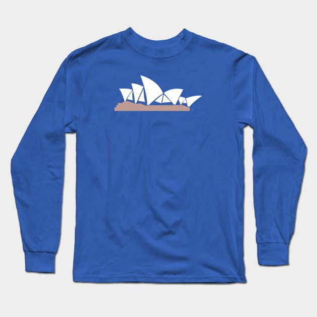 Sydney Opera House, Australia Long Sleeve T-Shirt by lymancreativeco